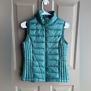 32 Degrees Turquoise Packable Down Puffer Vest Small